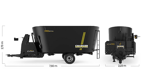 Вертикальный смеситель-кормораздатчик  CELIKEL CHARGER V16 (V18) DOUBLE